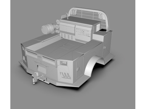 Welding Truck - Mobile Workstation for Heavy-Duty Jobs Modelo 3D