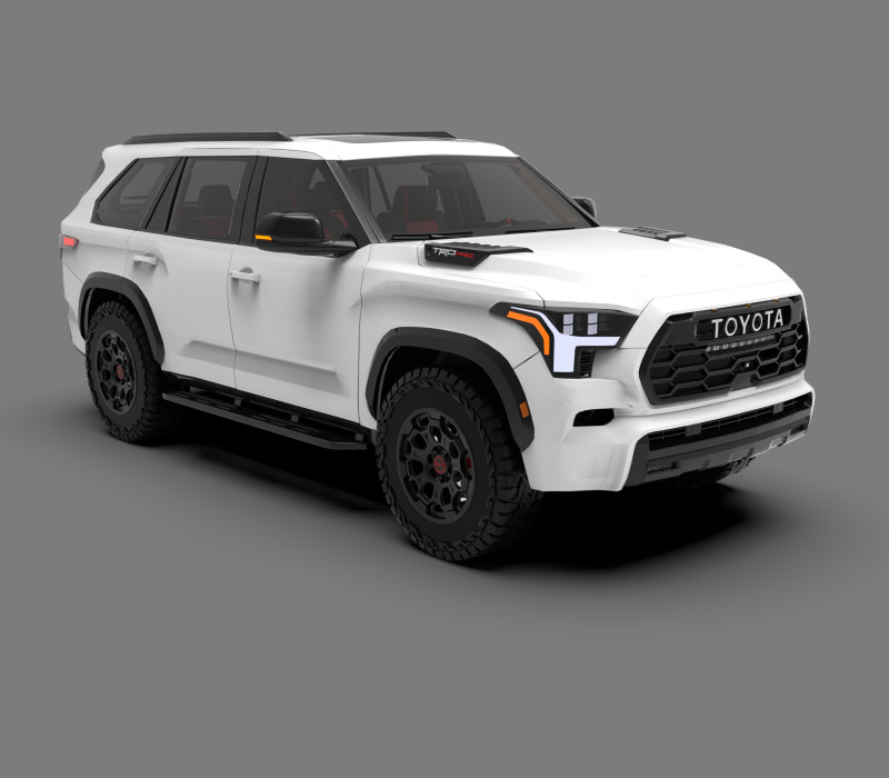 Toyota Sequoia TRD Pro 2023-2024 3D 模型 .c4d .max .obj .3ds .fbx .stl .blend
