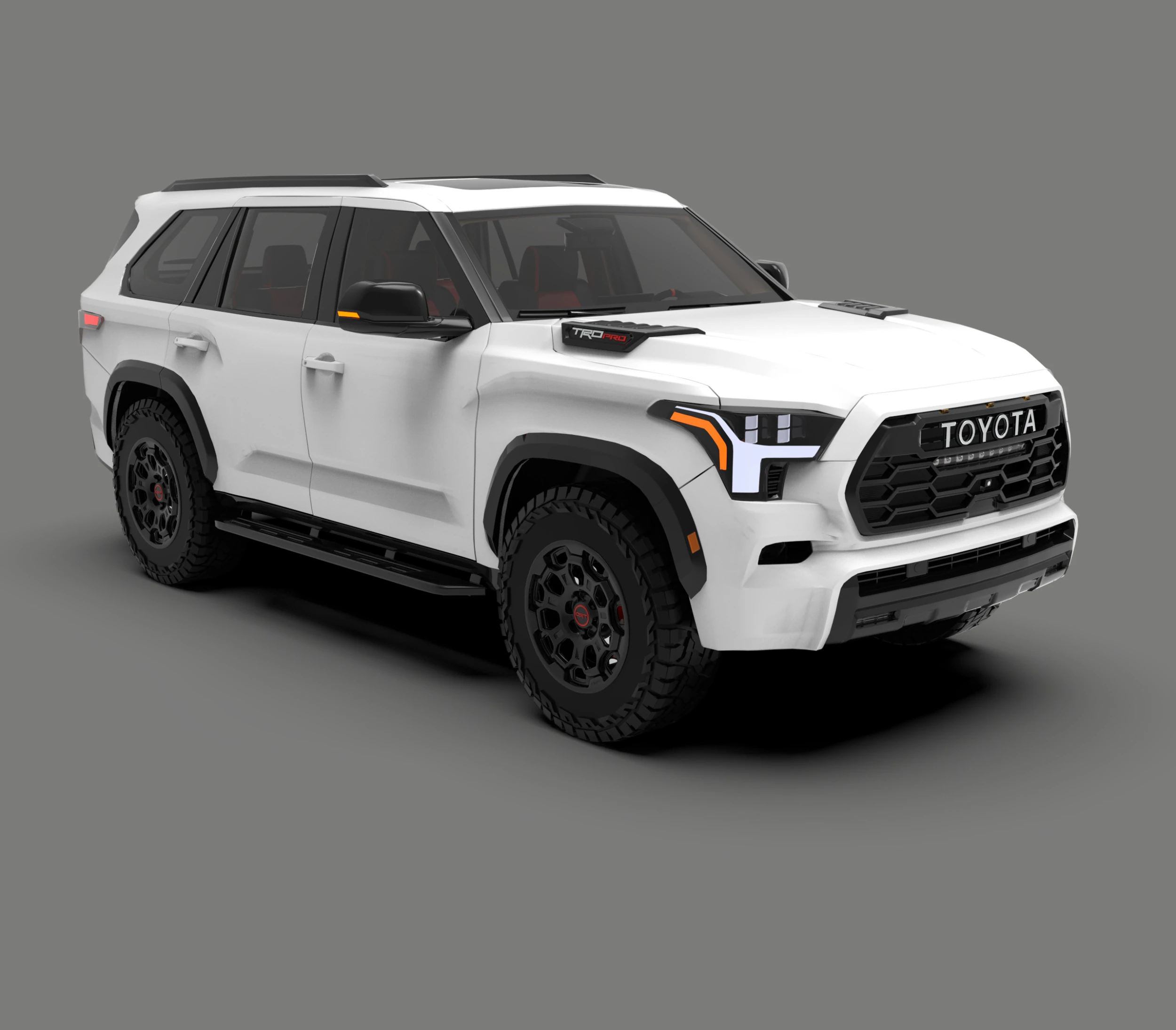 Toyota Sequoia TRD Pro 2023-2024 3D Model .c4d .max .obj .3ds .fbx .stl .blend 