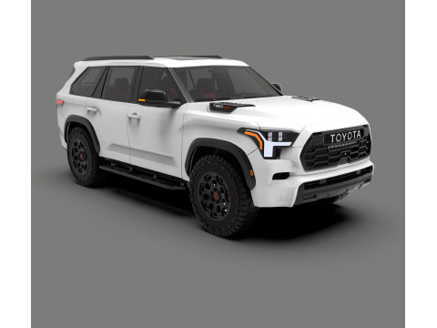 Toyota Sequoia TRD Pro 2023-2024 3D Модель