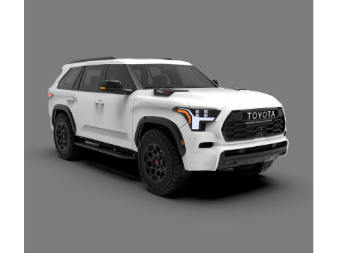 Toyota Sequoia TRD Pro 2023-2024 3D 模型