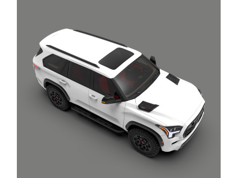 Toyota Sequoia TRD Pro 2023-2024 3D 模型
