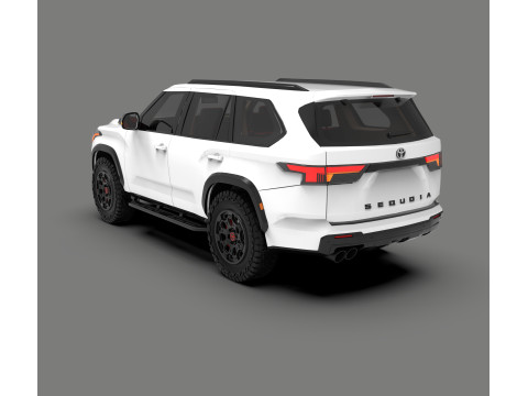 Toyota Sequoia TRD Pro 2023-2024 3D 模型