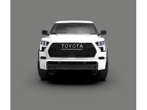 Toyota Sequoia TRD Pro 2023-2024 3D 模型