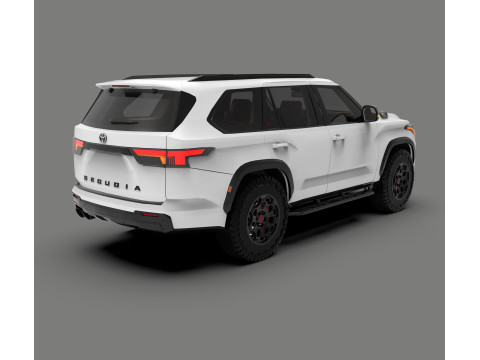 Toyota Sequoia TRD Pro 2023-2024 3D 模型