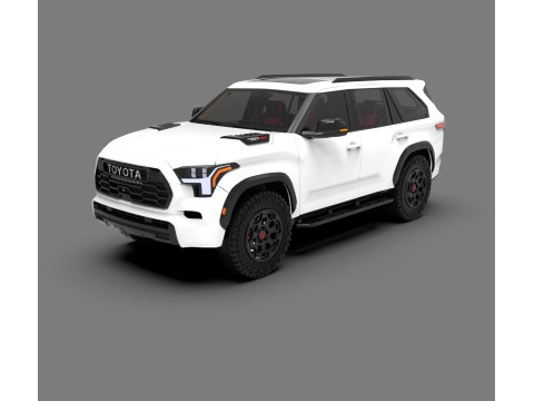 Toyota Sequoia TRD Pro 2023-2024 3D 模型