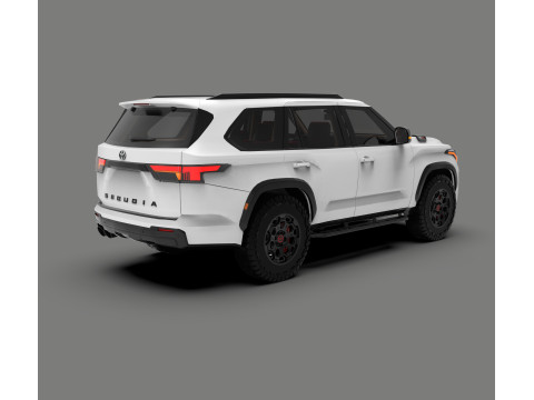 Toyota Sequoia TRD Pro 2023-2024 3D 模型