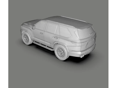 Toyota Sequoia TRD Pro 2023-2024 3D Model