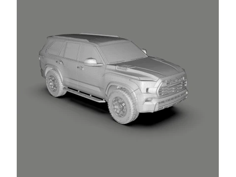 Toyota Sequoia TRD Pro 2023-2024 3D Model