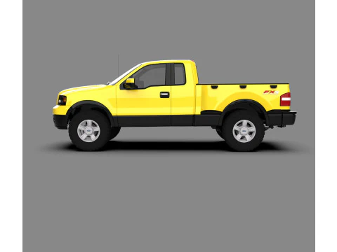 F-150 FX4 3D Off-Road Pickup Truck 3D Model