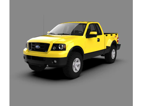 F-150 FX4 3D Off-Road Pickup Truck 3D Model