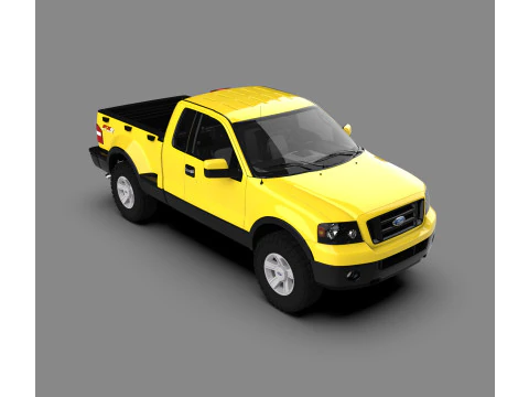 F-150 FX4 3D Off-Road Pickup Truck 3D Model