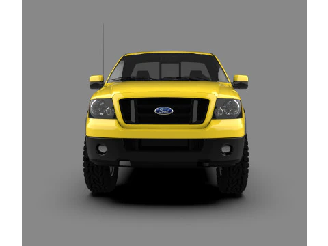 F-150 FX4 3D Off-Road Pickup Truck 3D Model