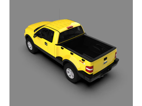F-150 FX4 3D Off-Road Pickup Truck 3D Model
