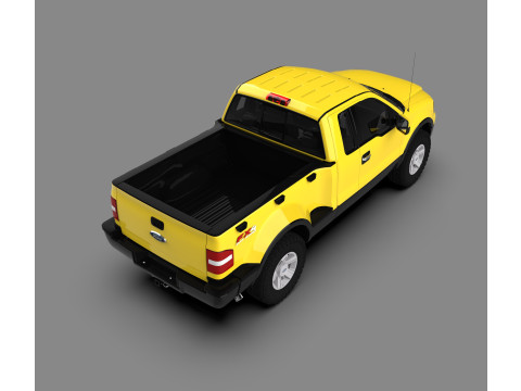F-150 FX4 3D Off-Road Pickup Truck Modello 3D