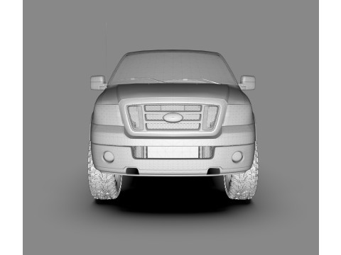 F-150 FX4 3D Off-Road Pickup Truck Modello 3D