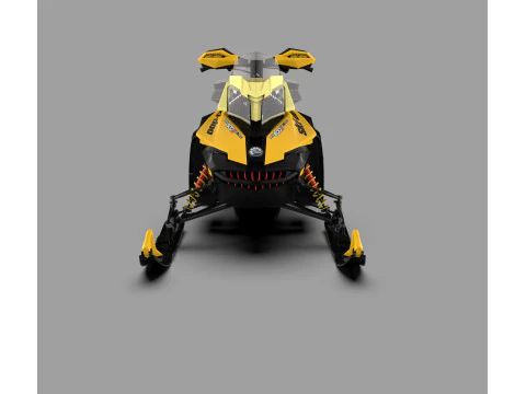 Ski-Doo 800R Snowmobile 3D Model