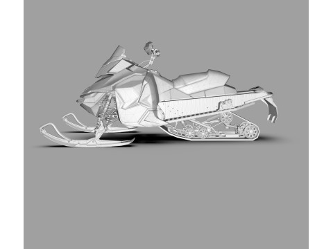 Ski-Doo 800R Snowmobile Modelo 3D