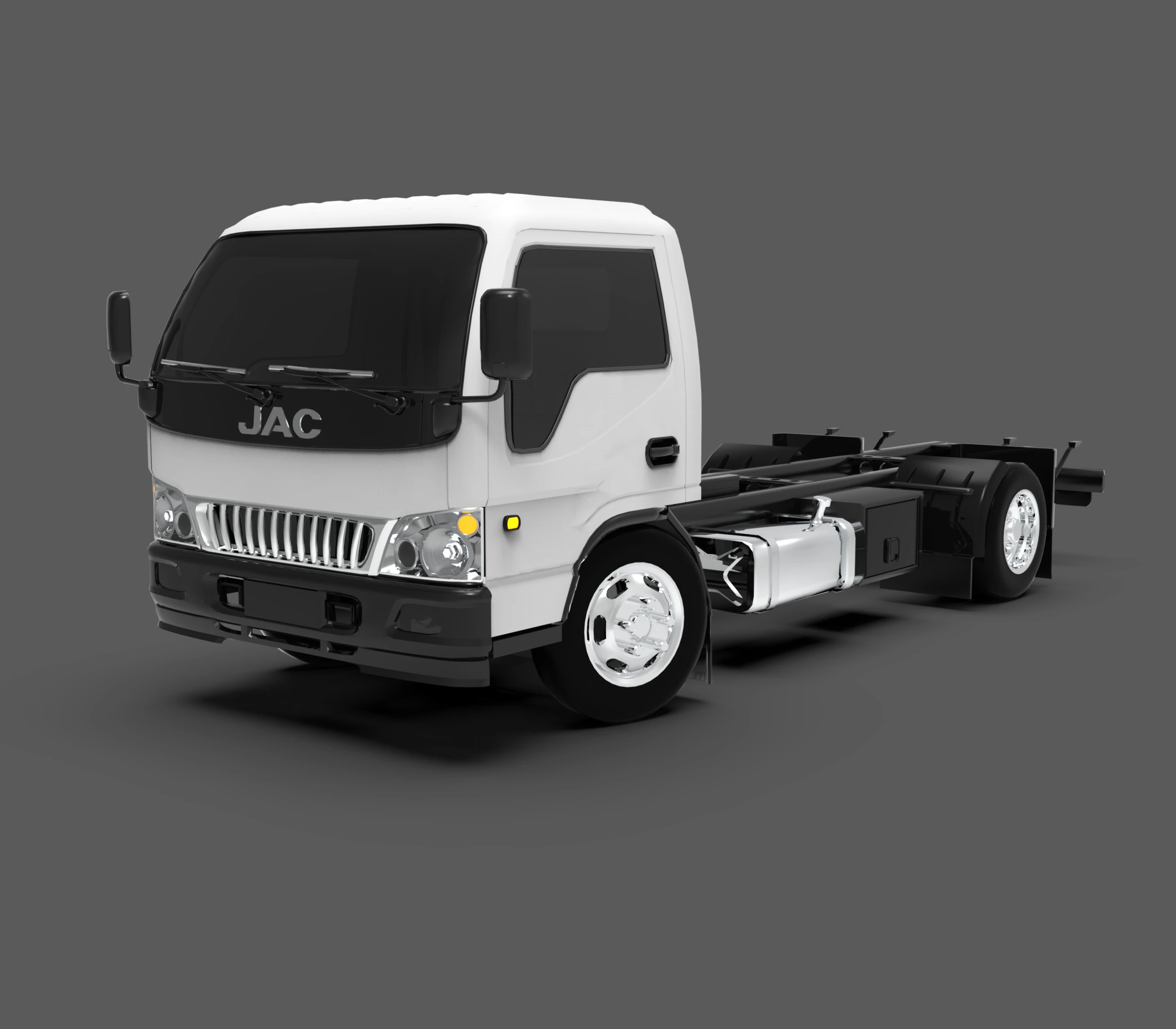 JAC 1045 Truck 3D Model .c4d .max .obj .3ds .fbx .stl .blend 