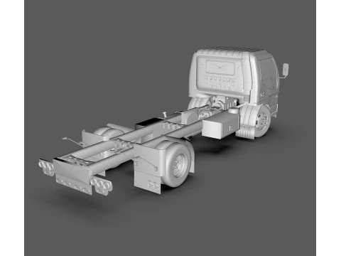 JAC 1045 Truck 3D Model
