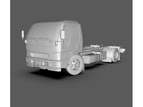 JAC 1045 Truck 3D Model