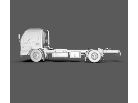 JAC 1045 Truck 3D Model