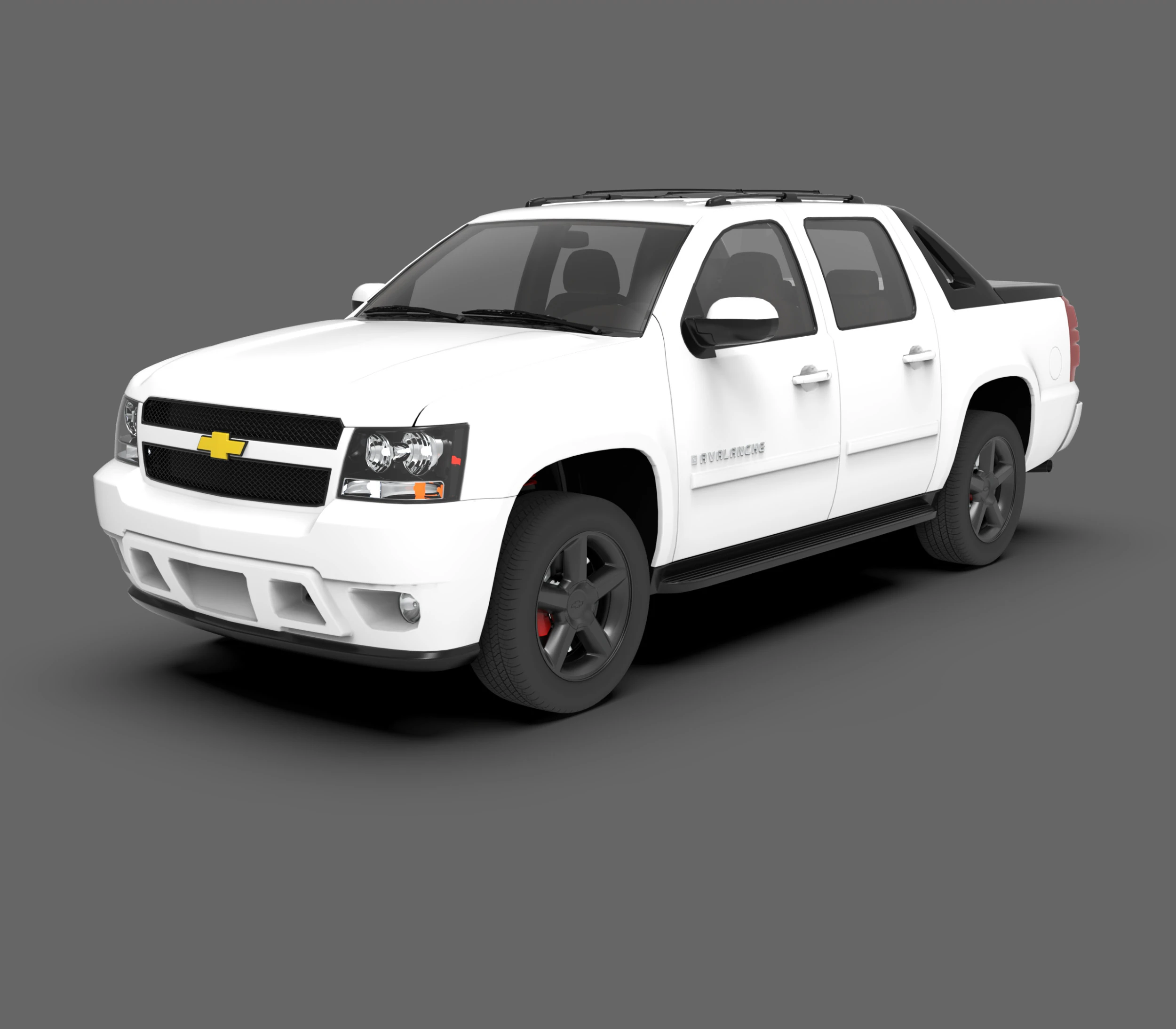 Chevrolet Avalanche 2007 3D Model .c4d .max .obj .3ds .fbx .stl .blend 