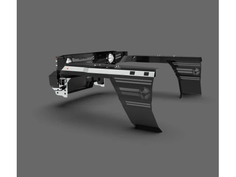 Ecotechne Front Bumper for Toyota Land Cruiser J70 3D Model