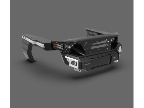 Ecotechne Front Bumper for Toyota Land Cruiser J70 3D Модель