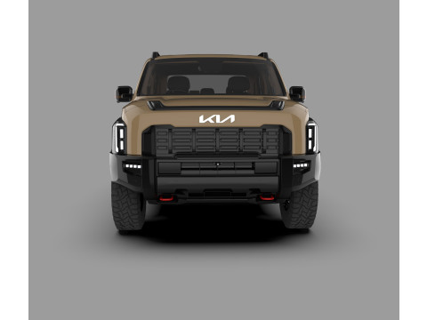 Kia Tasman 2025 3D Pickup Truck 3D Model