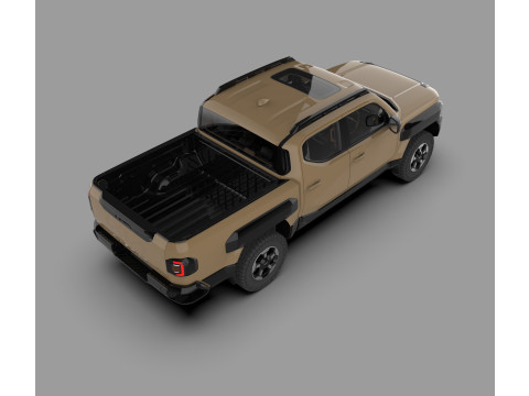 Kia Tasman 2025 3D Pickup Truck 3D Model