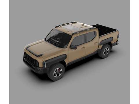 Kia Tasman 2025 3D Pickup Truck 3D Model