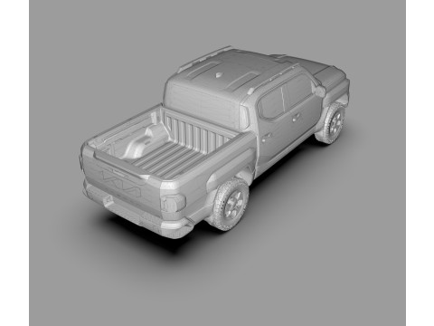 Kia Tasman 2025 3D Pickup Truck 3D Model