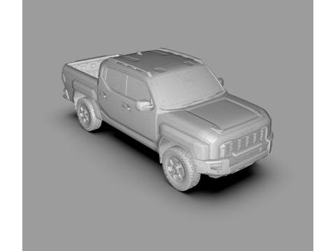 Kia Tasman 2025 3D Pickup Truck 3D Model
