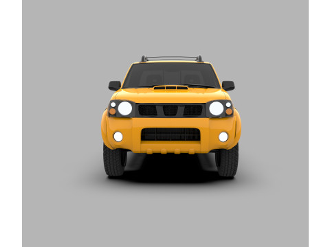 Nissan Frontier Pickup Truck 2004 3D Model