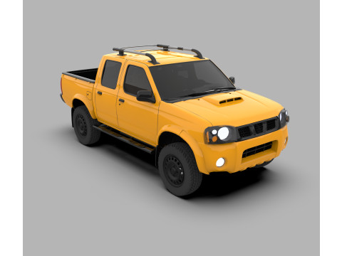 Nissan Frontier Pickup Truck 2004 3D Model