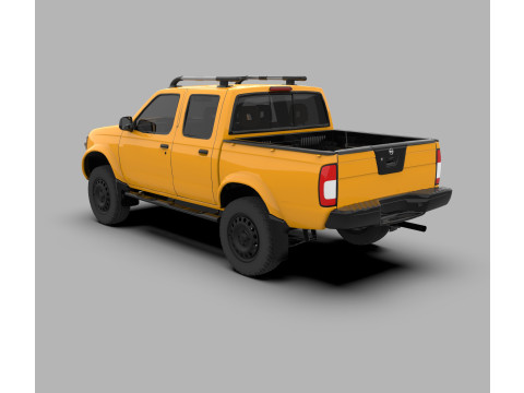 Nissan Frontier Pickup Truck 2004 3D Model
