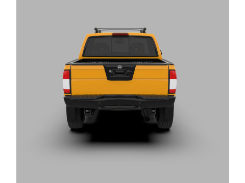 Nissan Frontier Pickup Truck 2004 3D Model