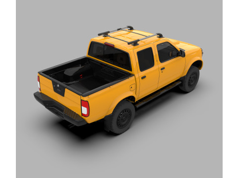 Nissan Frontier Pickup Truck 2004 3D Model