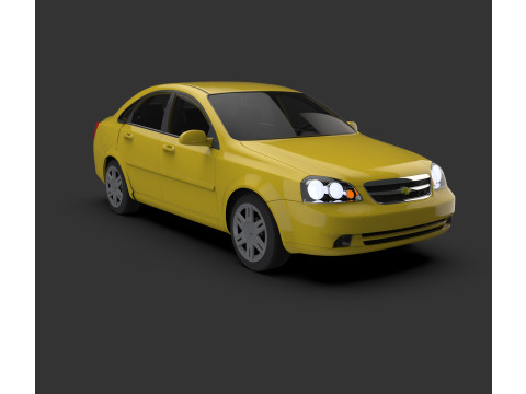Chevrolet Optra Sedan 3Dモデル