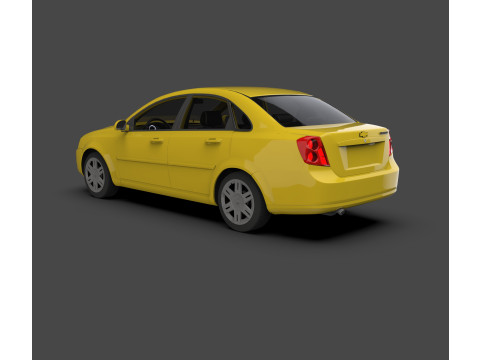Chevrolet Optra Sedan 3Dモデル