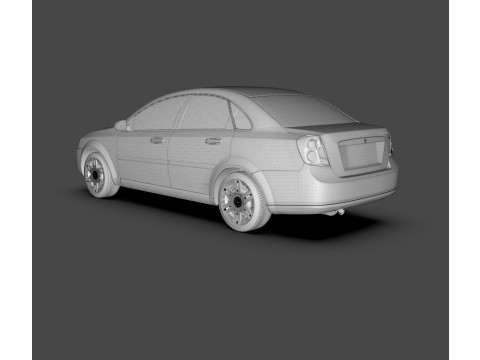 Chevrolet Optra Sedan 3Dモデル