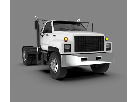 GMC TopKick Heavy Duty Truck 3D Model