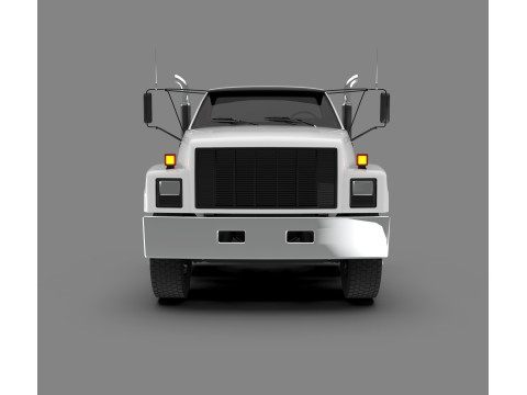 GMC TopKick Heavy Duty Truck Model 3D