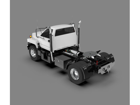 GMC TopKick Heavy Duty Truck Model 3D