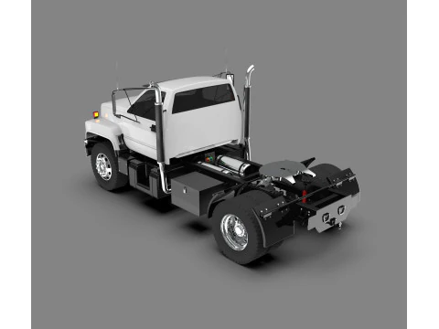 Важка вантажівка GMC TopKick 3D Модель