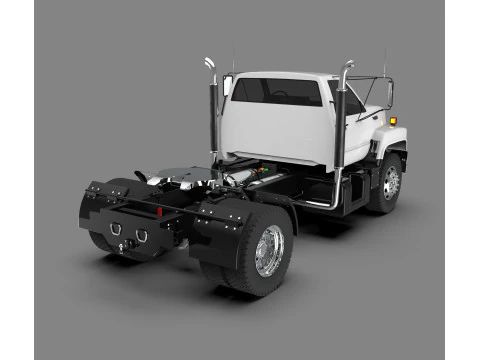 Важка вантажівка GMC TopKick 3D Модель