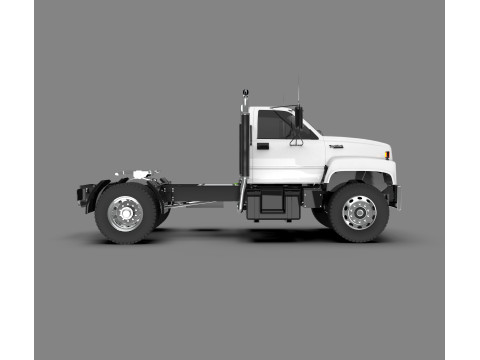 GMC TopKick Heavy Duty Truck Model 3D