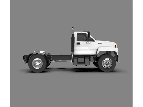 Важка вантажівка GMC TopKick 3D Модель