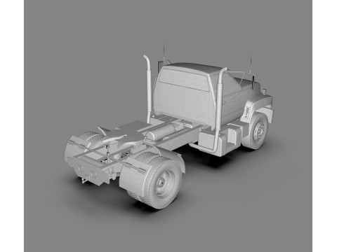 GMC TopKick Heavy Duty Truck Model 3D